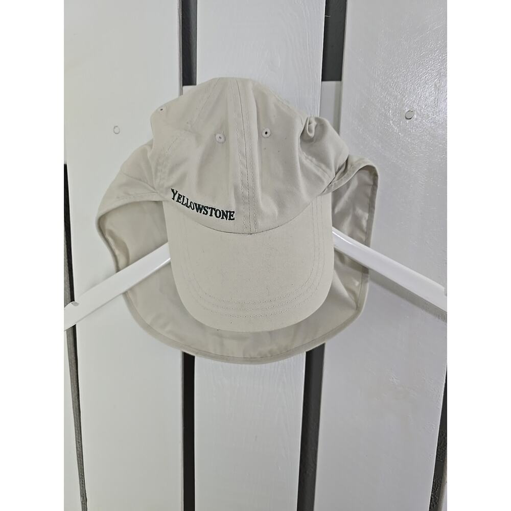 Yellowstone‎ Sun Shade Hat Beige Baseball Cap Adjustable Hiking Trail Outdoors